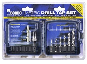 BORDO TAP SET HSS SET - 3 4 5 6 8 & 10MM 